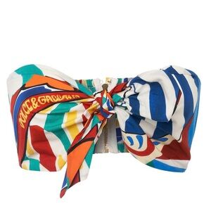 Dolce & Gabbana
Carretto cotton poplin bandeau top